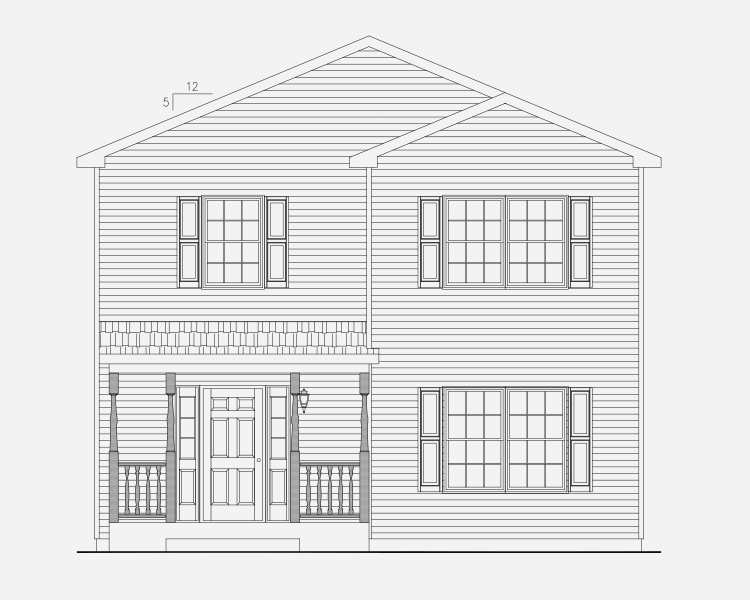 Breckinridge elevation NJ home Builder
